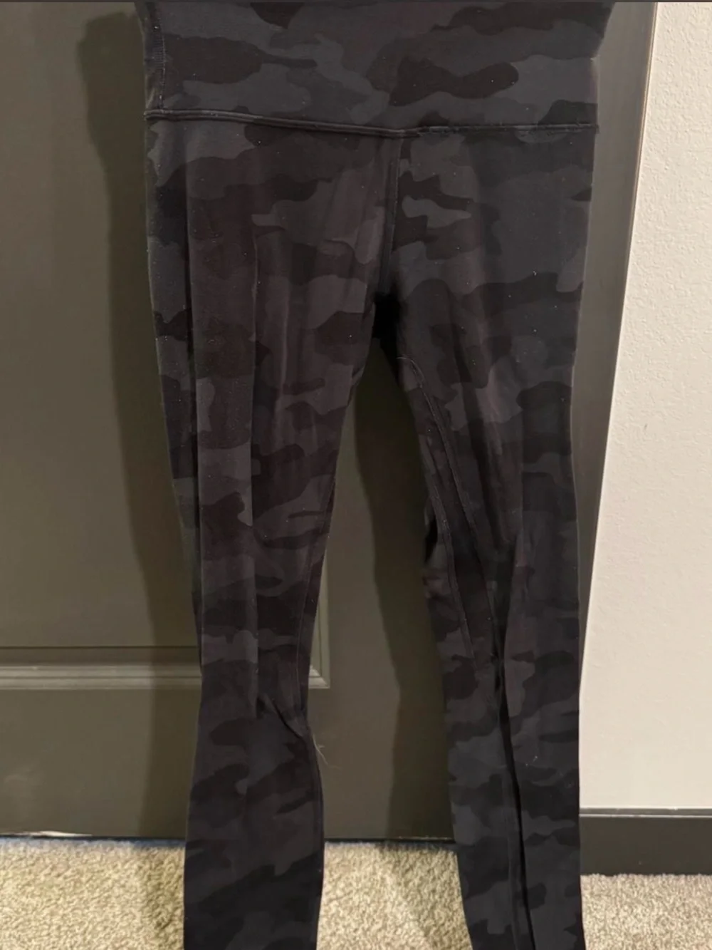 lululemon athletica Black Camo High-Rise Leggings